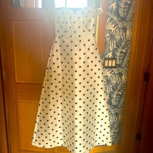 White Polka Dot Dress
